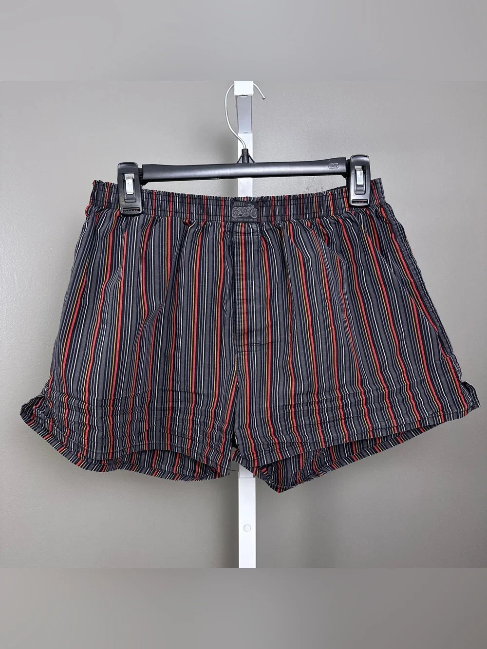 Vintage Jockey USA Originals Boxer Shorts Size Medium 100% Cotton Striped Mens